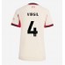 Liverpool Virgil van Dijk #4 Bortedrakt Dame 2025-26 Korte ermer